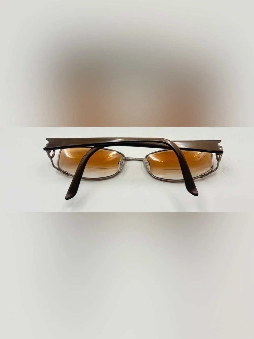 Splendor SP807 Brown Oval Metal Sunglasses Frames Only